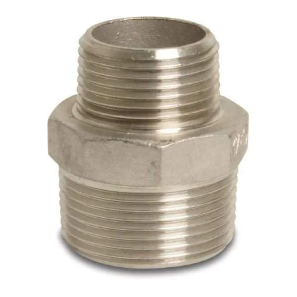 Nr. 245 - Reduziernippel, Edelstahl 316, beidseitig Außengewinde