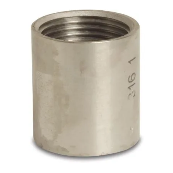 Nr. 270 - Muffe, Edelstahl 316, beidseitig Innengewinde